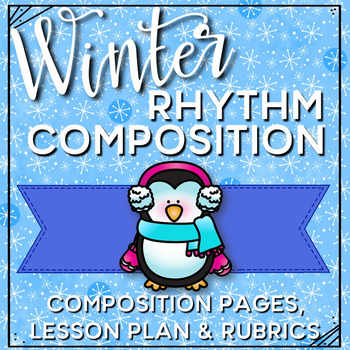 Preview of Winter Composition Pages and Mini Lessons