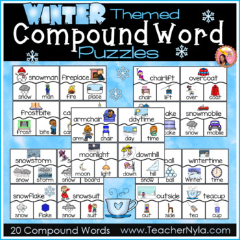 Preview of Winter Compound Word Puzzles