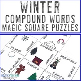 COMPOUND WORDS Game | Christmas Winter Literacy Game, Cent