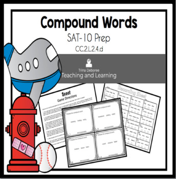 Preview of Standford 10 Test Prep Compound Words for 2nd Grade ELA Test Prep