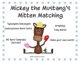 Winter Contractions, Antonyms, Synonyms (Mitten Matching)