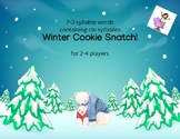 Winter Cookie Snatch game: two - three syllable words cont