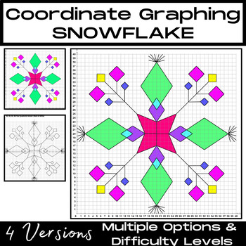 Preview of Coordinate Graphing Picture Symmetrical Design-Differentiated-Symmetry