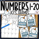 Winter Counting with 10s Frames for numbers 1-20 - Count the Room