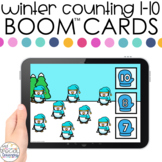 Winter Counting 1-10 Boom™ Cards - Distance Learning for S
