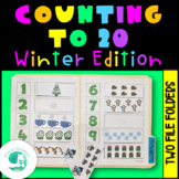 Winter Counting to 20 File Folder Activities for Preschool