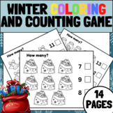 Winter Counting  And Coloring Game | Return from winter br