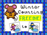Winter Counting Cards 0 - 50 FREEBIE