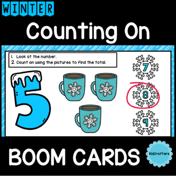 Preview of Winter Counting On BOOM CARDS™ Distance Learning