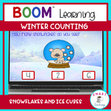 Winter Counting Snowflakes and Ice Cubes BOOM Activity for