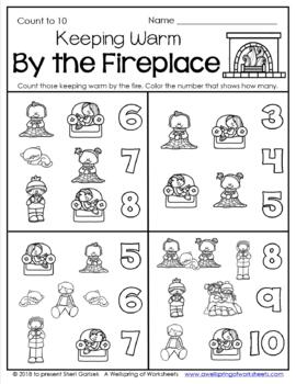 Winter Counting Worksheets by A Wellspring of Worksheets | TpT