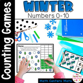 Winter Counting Worksheets Numbers to 10 | January Kinderg