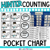 Winter Counting Numbers to 20 Pocket Chart Center | Kinder