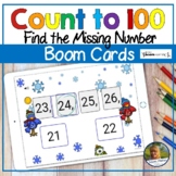 Winter Counting to 100 Digital Game Boom Cards | Distance 