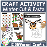 Winter Craft Activity Cut and Paste Fine Motor Skills