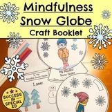 Winter Craft Activity Mindfulness Snow Globe Booklet Socia
