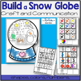 Winter Craft Activity "Put in the  Snow Globe" Speech Ther