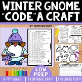 Winter Craft & Coding Activity: One Page Craft, Poem, & Wr