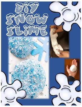 Make Winter Slime, Crafts for Kids