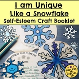 Winter Craft Self-Esteem Snowflake I am Unique Lesson Soci