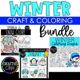 Winter Craft and Coloring Bundle {Winter Coloring Pages}