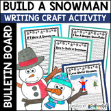 Winter Craft and Winter Writing Prompts Snowman Activity