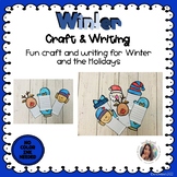 Winter Craft and Writing K-6th Grade Print and Go