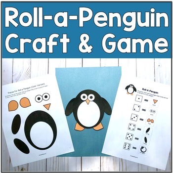 Winter Craft Speech Therapy - Penguin Craft - January - Speech and Language