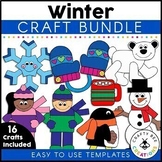 Winter Animal Crafts Kindergarten Preschool Arctic Animals