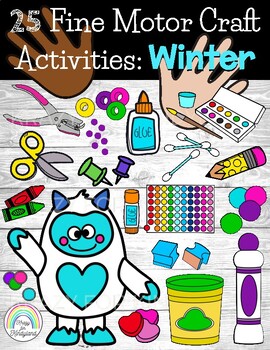 Preview of Winter Crafts - Fine Motor Activities - January - Occupational Therapy