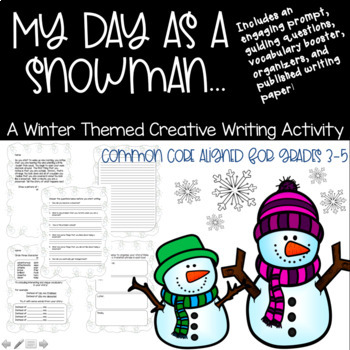 Preview of Winter Creative Writing Activity Packet