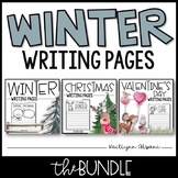 Winter Creative Writing Pages BUNDLE