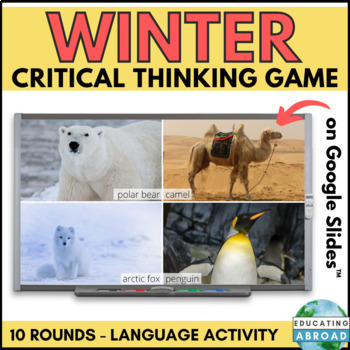 Preview of Winter Critical Thinking Activities to Develop Reasoning and Speaking Skills