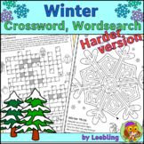 Winter Crossword, Winter Word Search and More Winter Puzzl