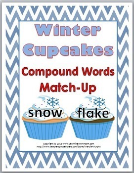 Preview of Compound Words Winter Theme