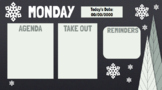 Winter Daily Agenda Slides