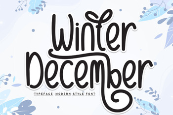 Preview of Winter December Font
