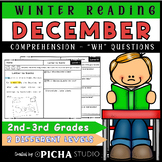 Winter December Reading Comprehension Passages with WH que