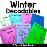 Winter Decodable Books for First Grade