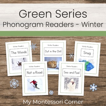 Preview of Winter Decodable Phonogram Readers (Montessori Green Series Books)