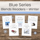 Winter Decodable Readers with Consonant Blends (Montessori