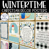 Winter Decor Bible & Christian Posters