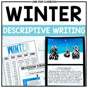 Preview of Winter Descriptive Writing - Show, Don't Tell - Season Writing - Winter Writing