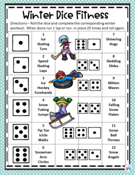 Fit Dice Version 2.0 - Great instant warm-up PE activity!