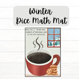 Winter Dice Math Mat, Roll the Dice, Hot Chocolate Math
