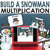 Winter Digital Activity | 1 - 2 Digit Multiplication | for