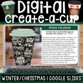 Winter Digital Activity | Create a Coffee Cup | Editable |
