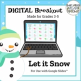 Winter Digital Breakout Escape Room (Google Slides) Grades 3-5
