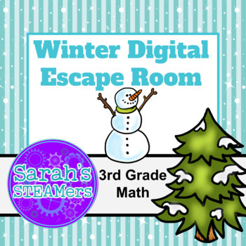 Preview of Winter Digital Escape Room: Math