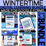 Winter Digital Learning BUNDLE | Made for Google Forms™